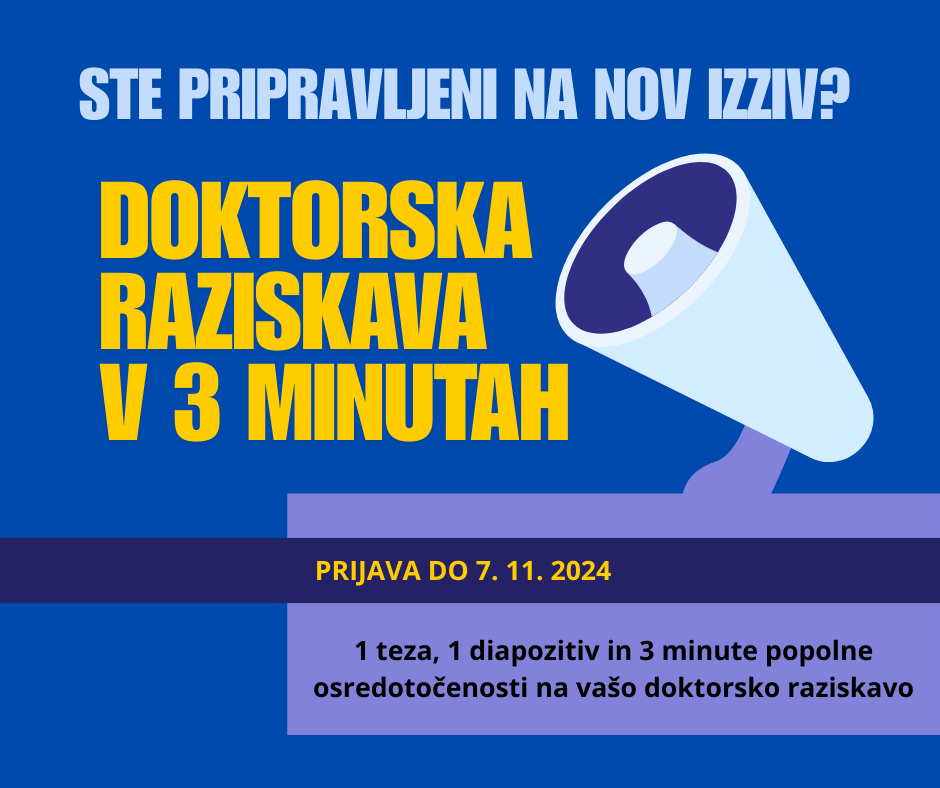 Doktorska raziskava v 3 minutah - visual